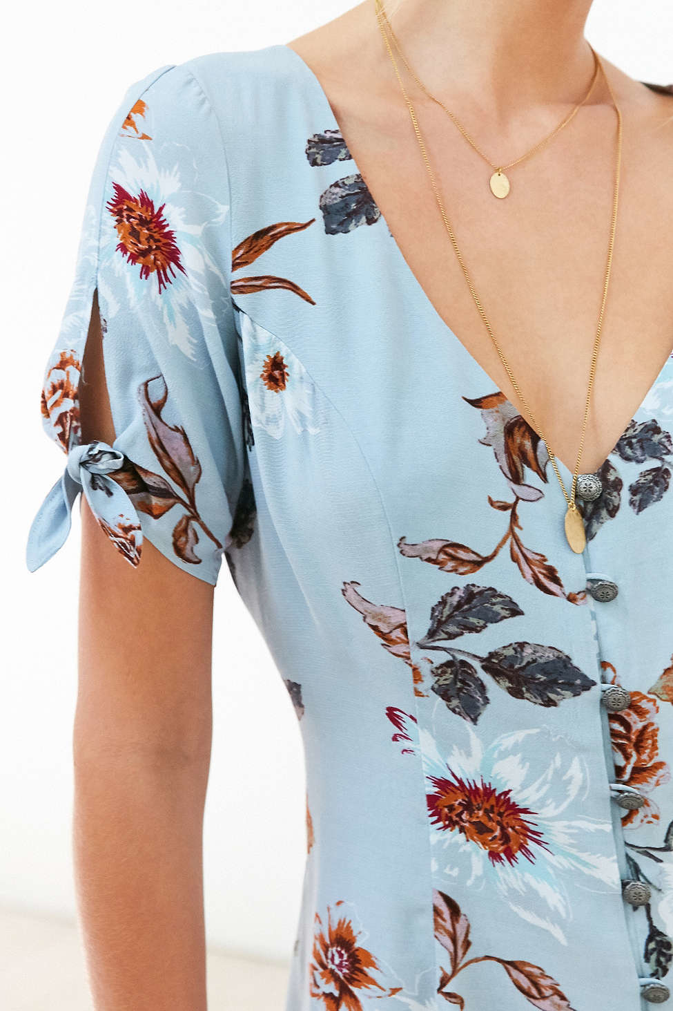 Kimchi Blue Sally Sue Tie-Sleeve Mini Dress - Urban outfitters ... Kimchi Blue Sally Sue Tie-Sleeve Mini Dress - Urban outfitters ...